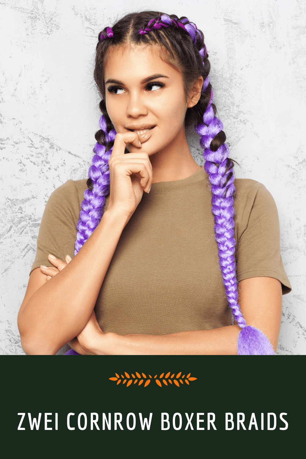 Two row cornrow braids