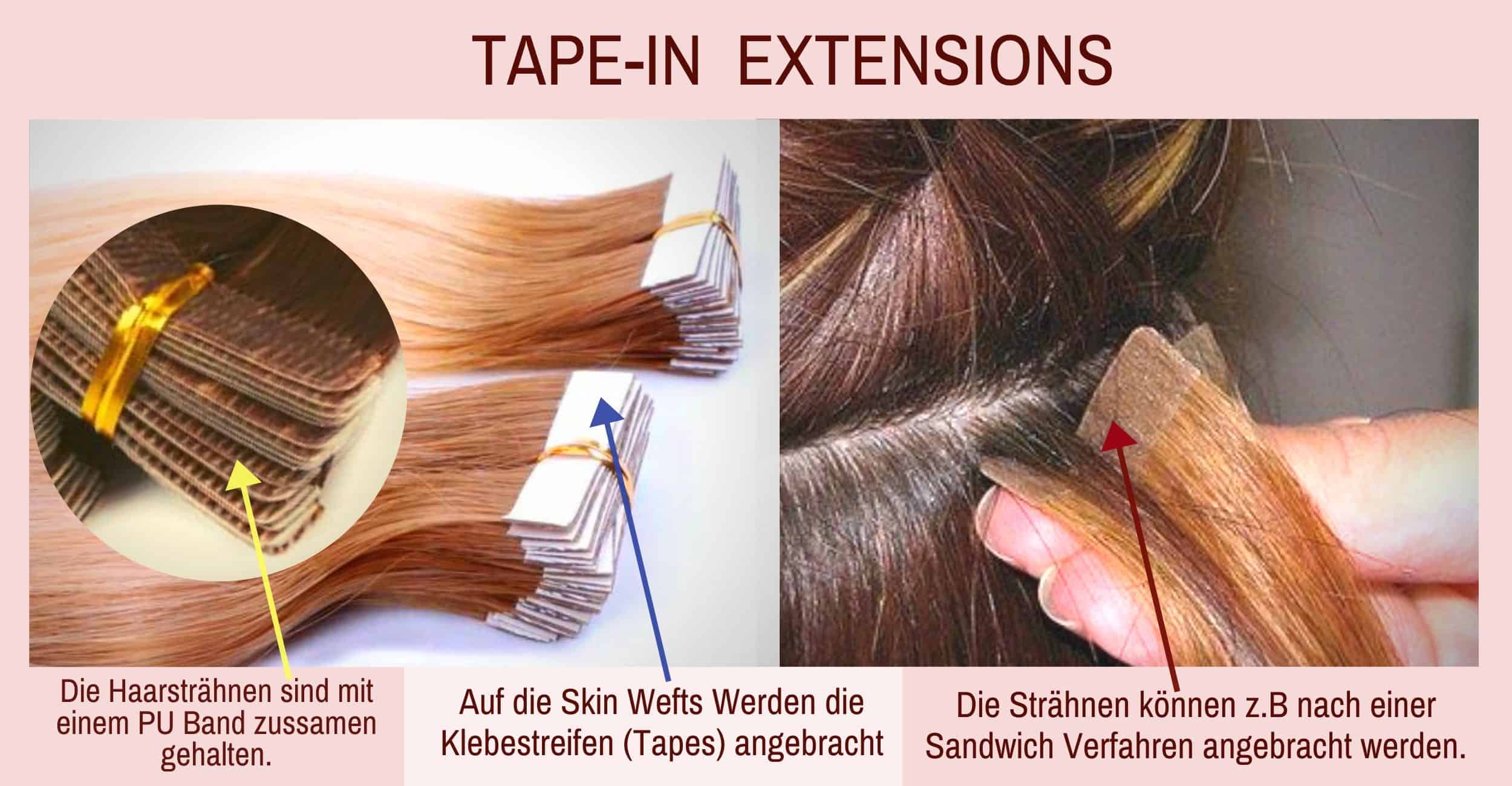 tape in extensions wie lange halten?