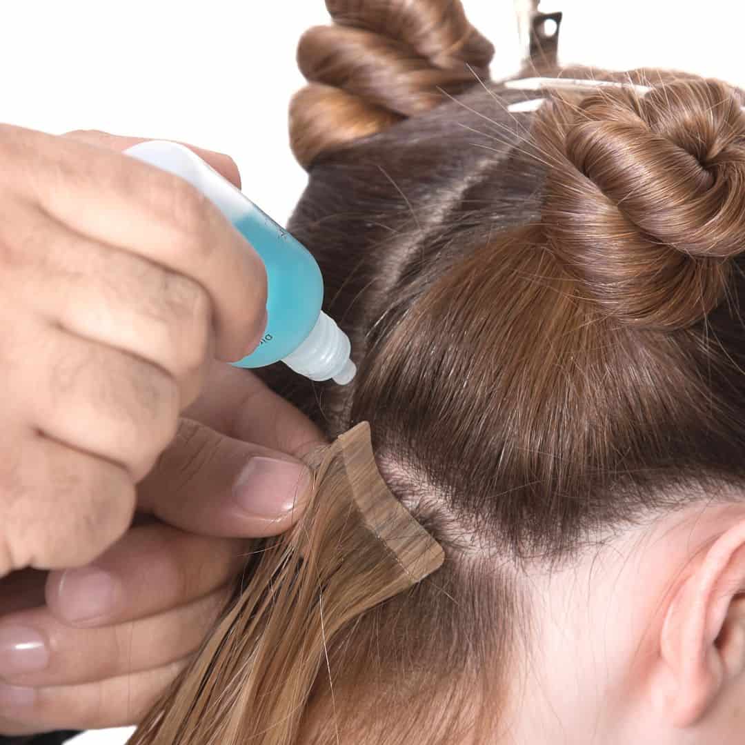 Tape extensions removal