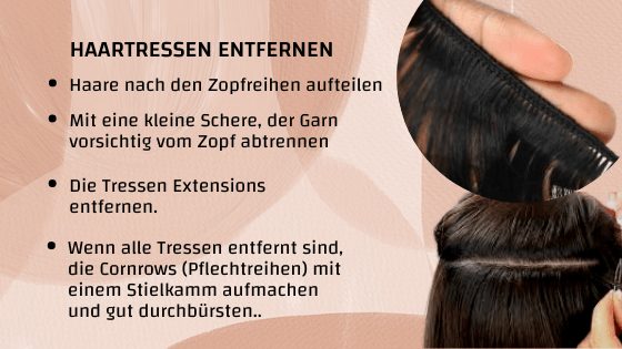 Haarextensions Entfernen