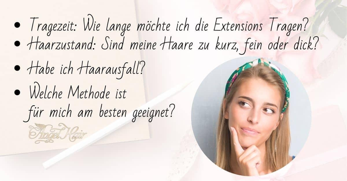 Wie lange kann man Extensions drin lassen?