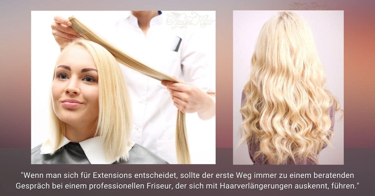 Sind die Haare nach einer Haarverlängerung kaputt?