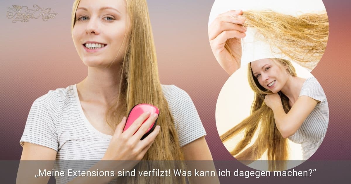 Wie verhindert man Knoten im Haar? 