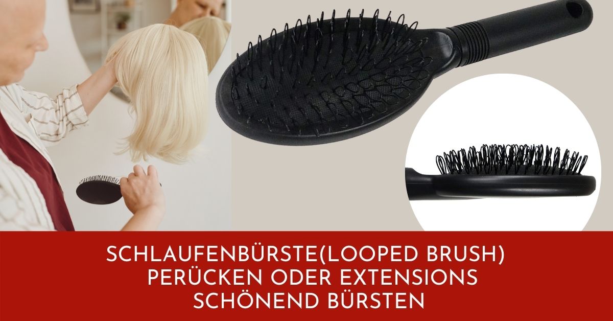 Hair extension loop brush